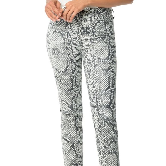 Joe's Jeans The High Rise Cigarette Jeans Python - Picture 1 of 2